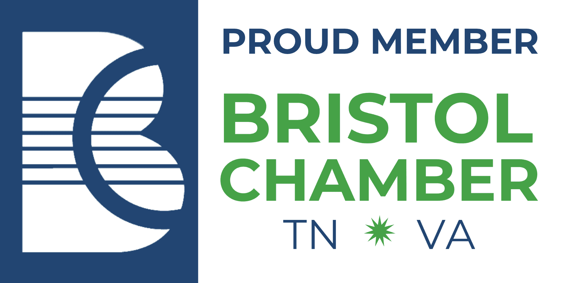 Proud member of the Bristol Chamber of Commerce, Tennessee and Virginia